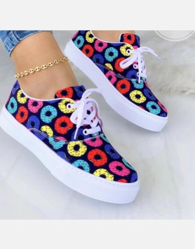 Replica Casual Sport Printed Unisex Lace Up Shoes #798329 $28.08 USD for Wholesale