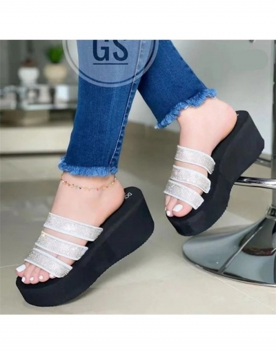 Fashion Hot Drilling Women's Slippers #798332 $21.25 USD, Wholesale Fashion Slippers