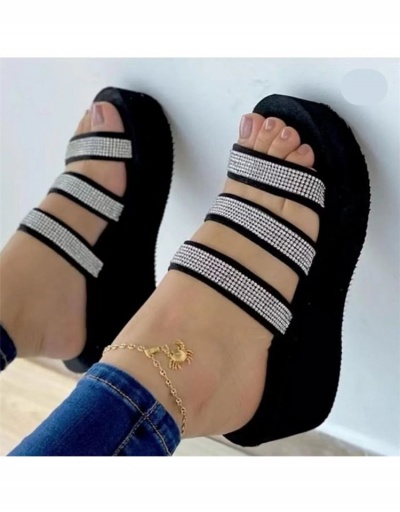 Replica Fashion Hot Drilling Women's Slippers #798332 $21.25 USD for Wholesale