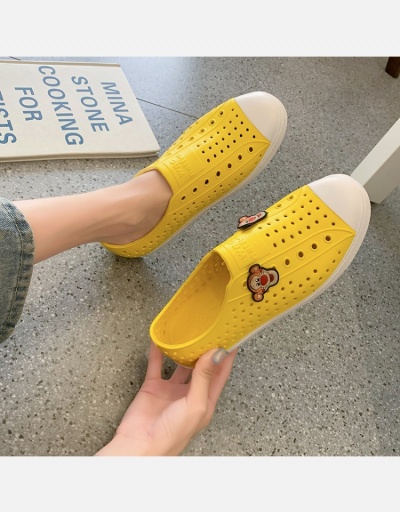 Casual Hollow Out Comfy Round Toe Flats #798346 $16.98 USD, Wholesale Fashion Flats