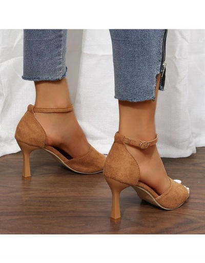 Replica  Fashion Outwear Women's Pure Color Heels #798375 $21.13 USD for Wholesale