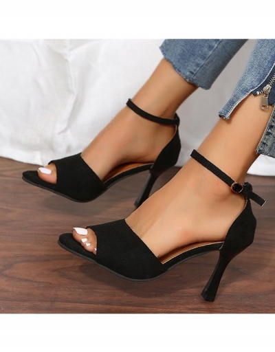 Replica  Fashion Outwear Women's Pure Color Heels #798375 $21.13 USD for Wholesale