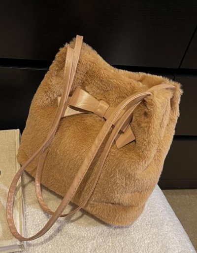 Cute Warmth Bow Shoulder Tote Bag For School #798425 $8.13 USD, Wholesale Fashion Tote Bag