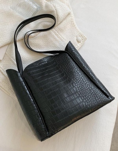 Replica Vintage Alligator Print  Solid Tote Bag For Work #798448 $9.85 USD for Wholesale