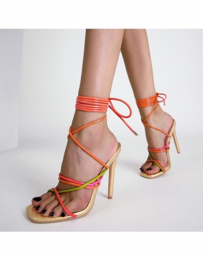 Replica Ladies Crisscross Bandage High Heels #798461 $36.85 USD for Wholesale