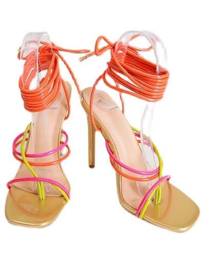 Replica Ladies Crisscross Bandage High Heels #798461 $36.85 USD for Wholesale