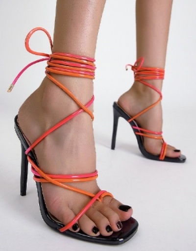 Replica Ladies Crisscross Bandage High Heels #798461 $36.85 USD for Wholesale