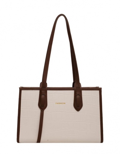 Replica Ladies Travel Stone Pattern Contrast Color Tote Bag #798466 $23.07 USD for Wholesale