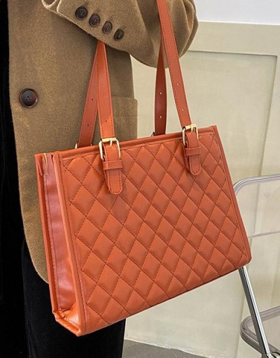 Replica Zipper Solid Rhombus Lattice White Tote Bag For Women #798469 $11.90 USD for Wholesale