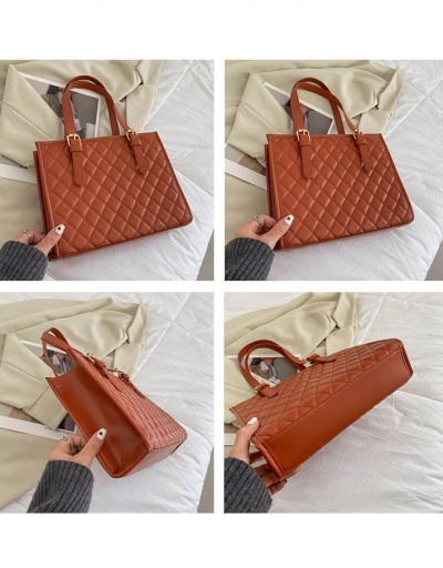 Replica Zipper Solid Rhombus Lattice White Tote Bag For Women #798469 $11.90 USD for Wholesale