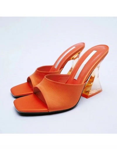 Replica  Pure Color Crystal Satin High Heel Shoes #798472 $22.52 USD for Wholesale