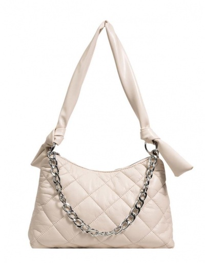 Replica Casual Rhombus Lattice White Tote Bag For Work #798498 $20.60 USD for Wholesale