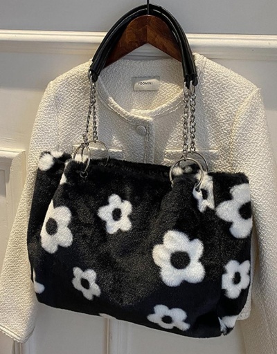 Replica Lovely Flower Fluffy Tote Bag For Women #798524 $10.43 USD for Wholesale