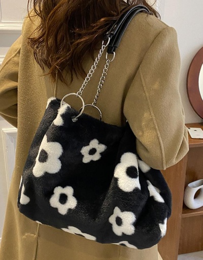 Replica Lovely Flower Fluffy Tote Bag For Women #798524 $10.43 USD for Wholesale