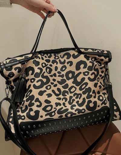 Replica Leopard  Printed Travel Large Tote Bagd For Women #798529 $27.10 USD for Wholesale