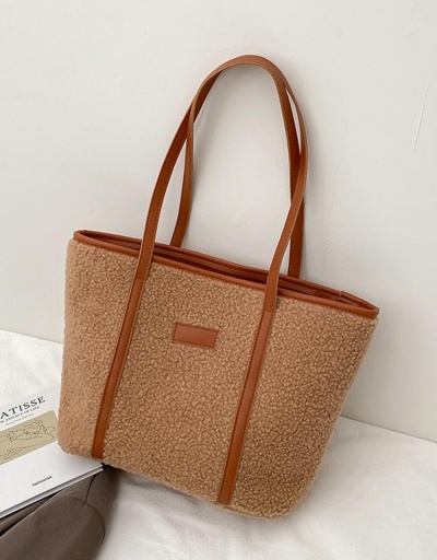 Plush Versatile Travel White Tote Bag For Women #798531 $10.83 USD, Wholesale Fashion Tote Bag