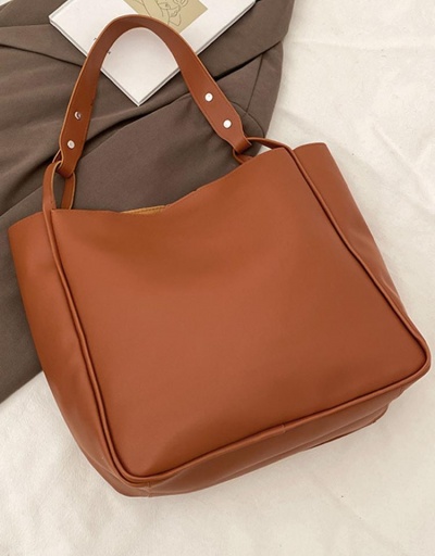 Simple Design Solid Large Tote Bag For Women #798532 $9.41 USD, Wholesale Fashion Tote Bag