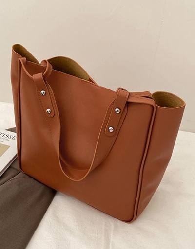 Replica Simple Design Solid Large Tote Bag For Women #798532 $9.41 USD for Wholesale