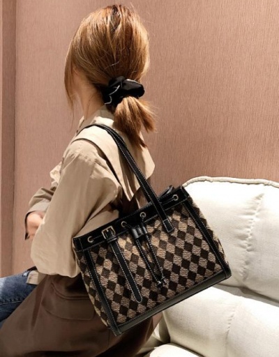 Replica New Arrival Vintage Drawstring Contrast Color Tote Bag #798538 $25.35 USD for Wholesale