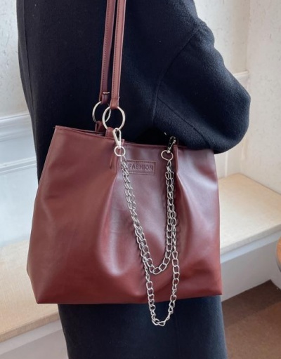 Replica Vintage Fashion Solid Chain Tote Bag For Work #798555 $10.83 USD for Wholesale