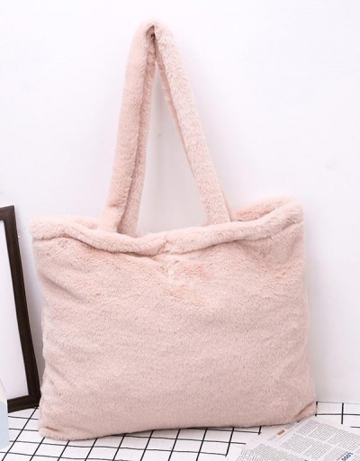 Casual Solid White Tote Bag For Student #798559 $8.76 USD, Wholesale Fashion Tote Bag