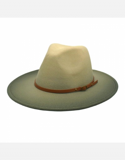 Replica Gentlemen Vintage Gradient Color Unisex Fedora Hat  #798571 $12.38 USD for Wholesale