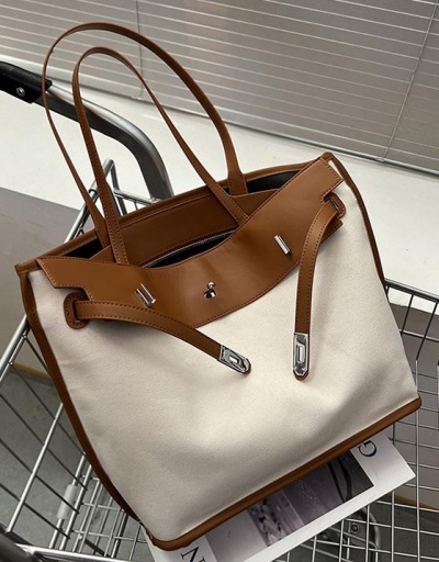 Canvas Korean Large Tote Bags For Work #798581 $25.14 USD, Wholesale Fashion Tote Bag