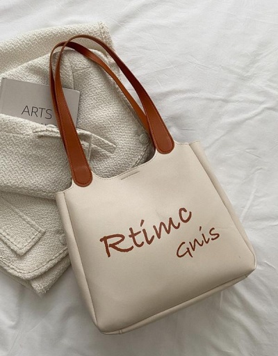 Replica Casual Letter Print Tote Bag For Students #798585 $12.12 USD for Wholesale