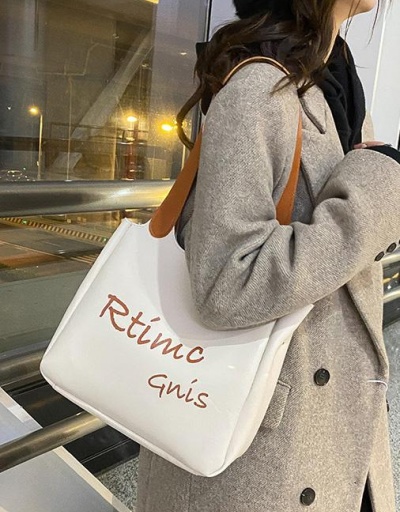 Replica Casual Letter Print Tote Bag For Students #798585 $12.12 USD for Wholesale