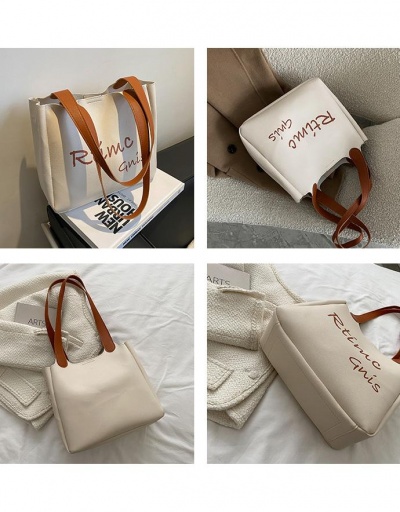 Replica Casual Letter Print Tote Bag For Students #798585 $12.12 USD for Wholesale