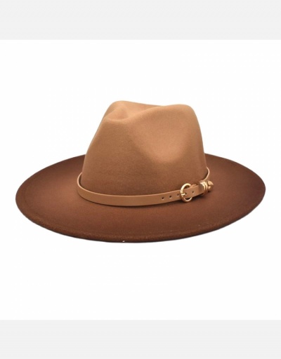 Replica British Style Gradient Color Fedora Hats #798586 $13.23 USD for Wholesale