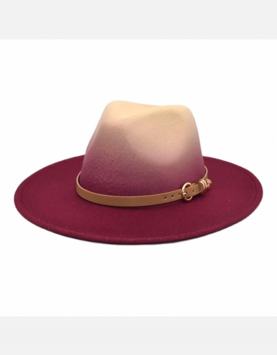 Replica British Style Gradient Color Fedora Hats #798586 $13.23 USD for Wholesale