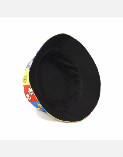 Replica Cute Cartoon Paw Printed Unisex Summer  Fisherman Hats #798594 $10.53 USD for Wholesale