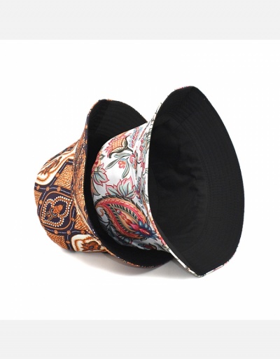 Replica Reversible Printed Summer Leisure Unisex Fisherman Hat #798599 $9.67 USD for Wholesale