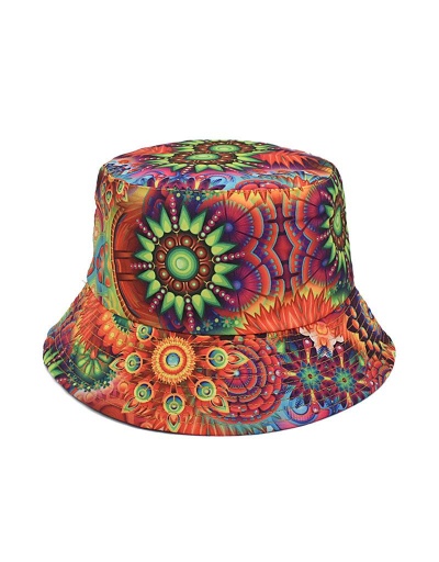 Outdoor Multicolored Printed  Fisherman Hats For Unisex  #798605 $10.03 USD, Wholesale Fashion Hats