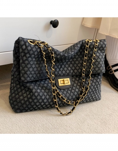  Fashion Rhombus Lattice Large Capacity Shoulder Bag #798606 $25.35 USD, Wholesale Fashion Tote Bag