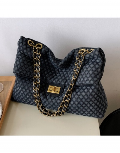 Replica  Fashion Rhombus Lattice Large Capacity Shoulder Bag #798606 $25.35 USD for Wholesale