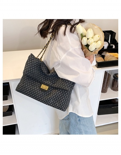 Replica  Fashion Rhombus Lattice Large Capacity Shoulder Bag #798606 $25.35 USD for Wholesale