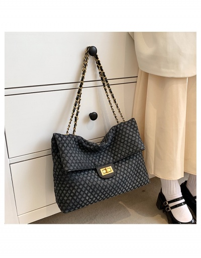 Replica  Fashion Rhombus Lattice Large Capacity Shoulder Bag #798606 $25.35 USD for Wholesale