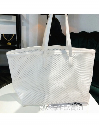 Replica Shopping Solid Hollow Out Open Tote Bags #798609 $14.07 USD for Wholesale