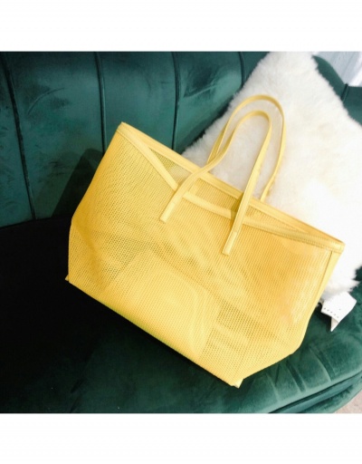 Replica Shopping Solid Hollow Out Open Tote Bags #798609 $14.07 USD for Wholesale