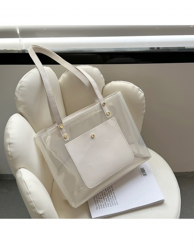 Designer Transparent White Tote Bags For Women #798615 $9.69 USD, Wholesale Fashion Tote Bag