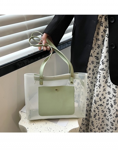 Replica Designer Transparent White Tote Bags For Women #798615 $9.69 USD for Wholesale