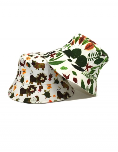 Animal Leaf Printed Cotton  Fisherman Hat  For Unisex #798618 $11.84 USD, Wholesale Fashion Hats