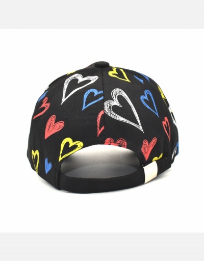 Replica White Heart Printed Unisex Cotton Baseball Cap  #798620 $11.84 USD for Wholesale