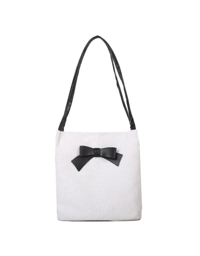 Replica  Fashion Cute Bow Tie Patch Street Tote Bags For Ladies #798624 $10.33 USD for Wholesale