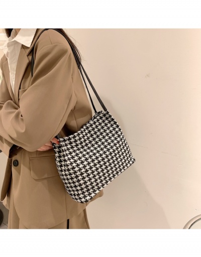 Replica  Houndstooth Fashion One Shoulder Design Tote Bag #798630 $9.07 USD for Wholesale