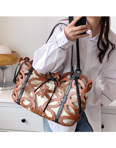 Replica  Casual  Out Large Capacity Hollowed Out Shoulder Bag #798635 $45.06 USD for Wholesale