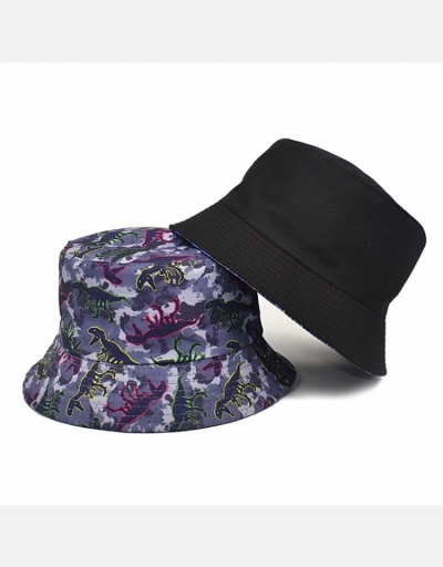 Replica Summer Casual Dinosaur Printed Bucket Hats #798636 $10.23 USD for Wholesale