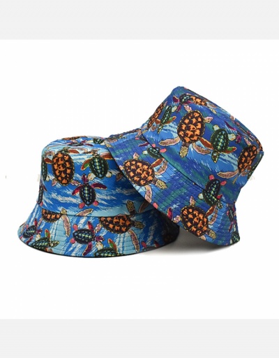 Replica Summer Sea Turtles Printed Bucket Hat #798638 $10.23 USD for Wholesale